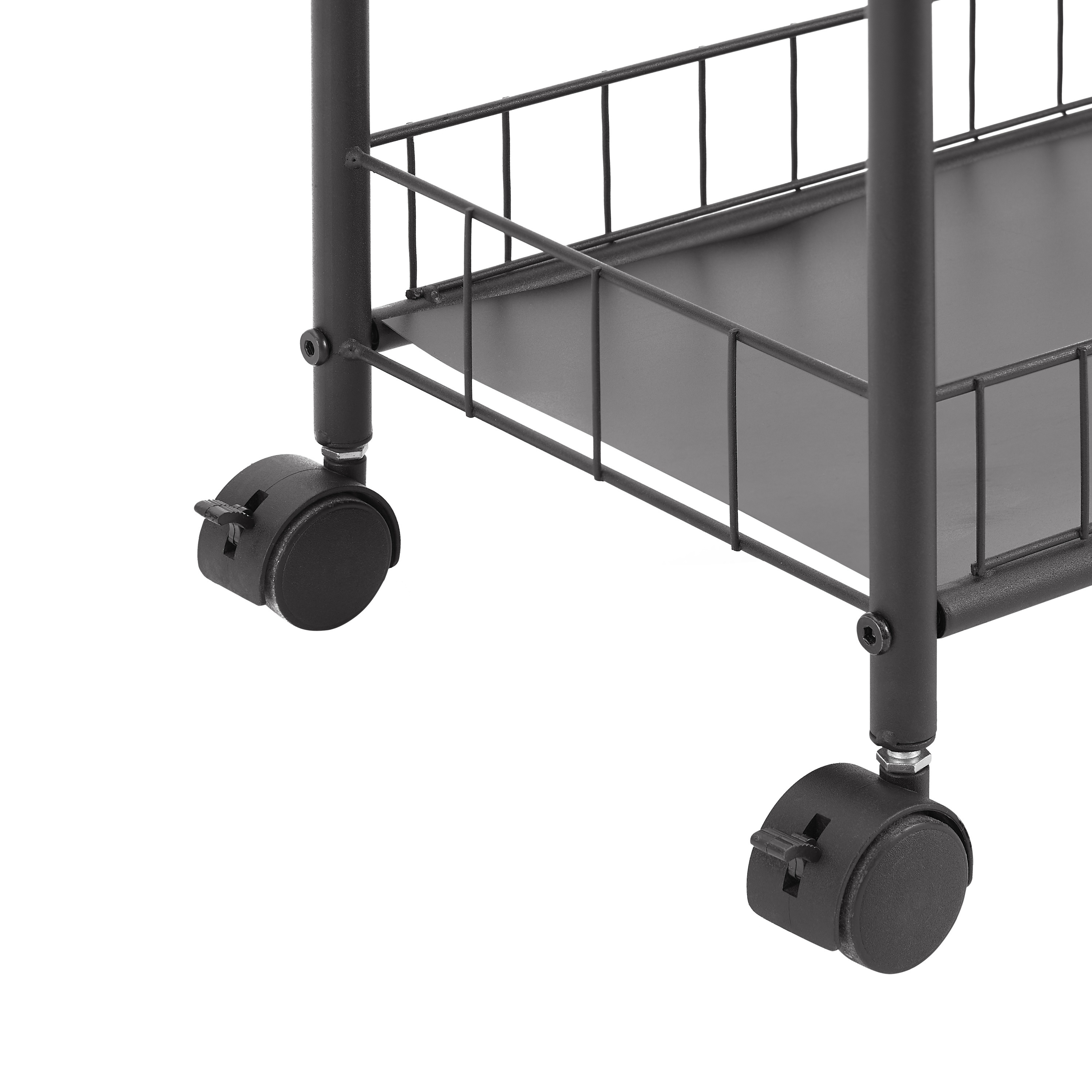 6 tier rolling cart kitchen slim slide out storage tower rack with wheels 6 baskets kitchen bathroom laundry narrow piaces utility cart details 5